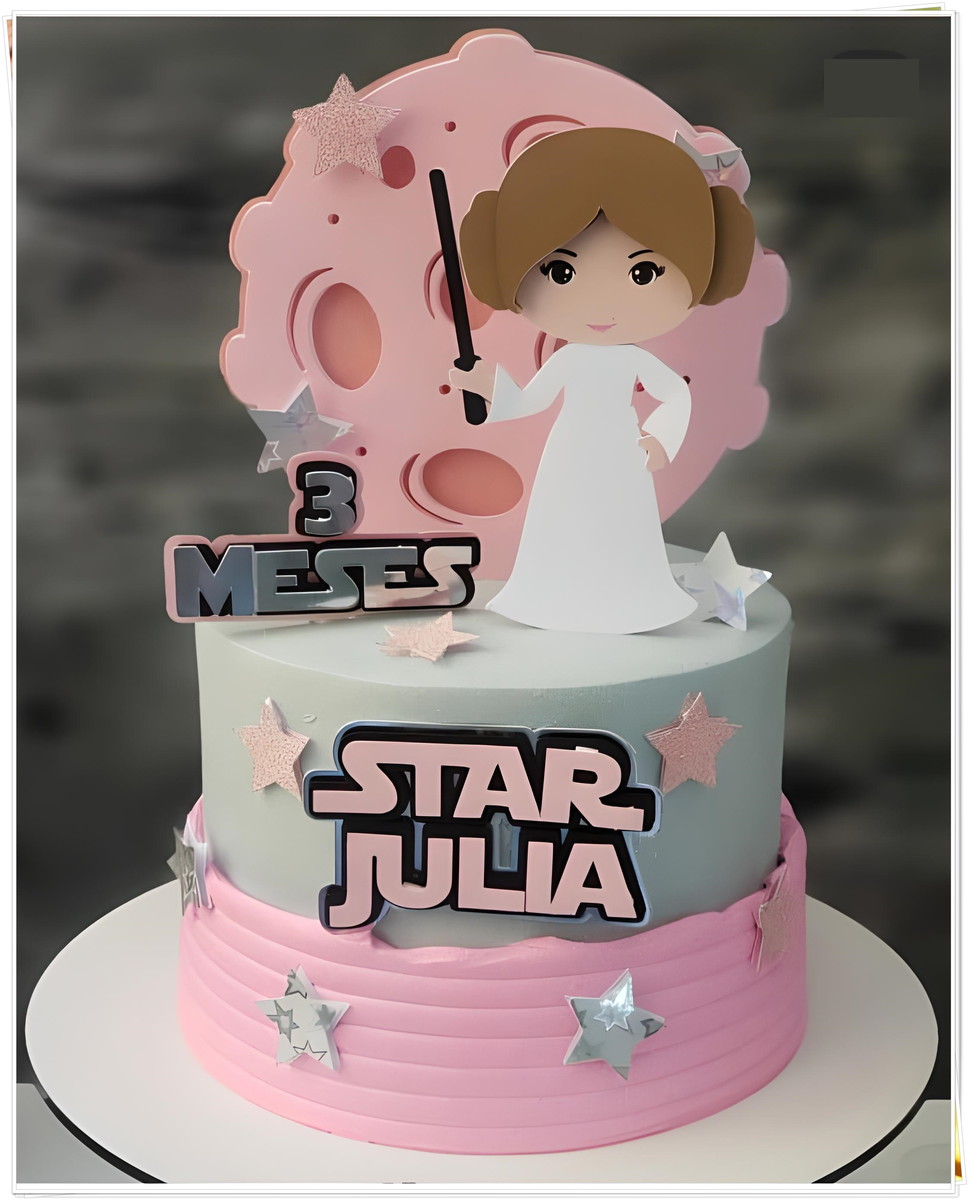 Arquivo de Corte Star War Menina (camadas)
