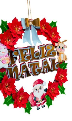 Arquivo de Corte STUDIO - Guirlanda de Natal (R215)