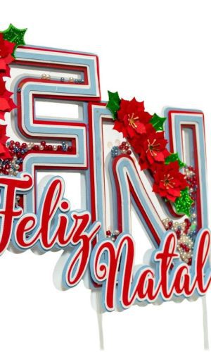 Arquivo de Corte STUDIO - Topo de Bolo Natal Shaker (R216)