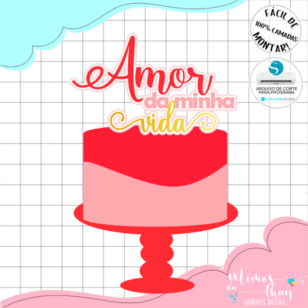 Arquivo de Corte: Topo Amor da Minha Vida Namorados 043