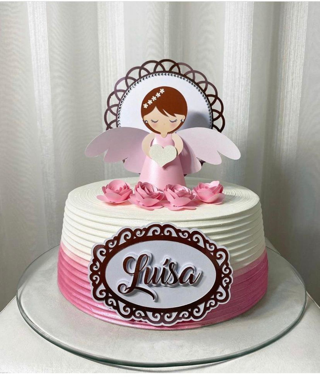 Arquivo de corte Topo anjo Luisa