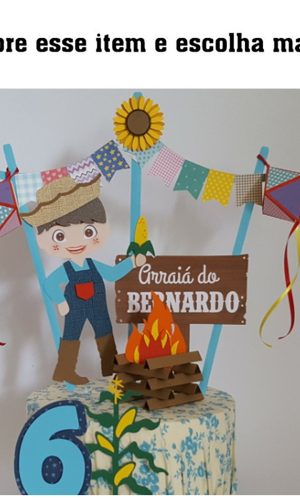 KIT C/ 5: ARQUIVO DE CORTE TOPO ARRAIÁ MENINO CAIPIRA 016