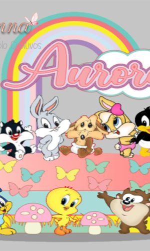 Arquivo de Corte Topo Baby Looney Tunes #camadas