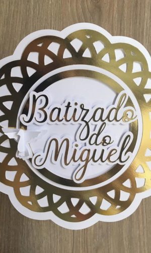 Arquivo de corte topo batizado