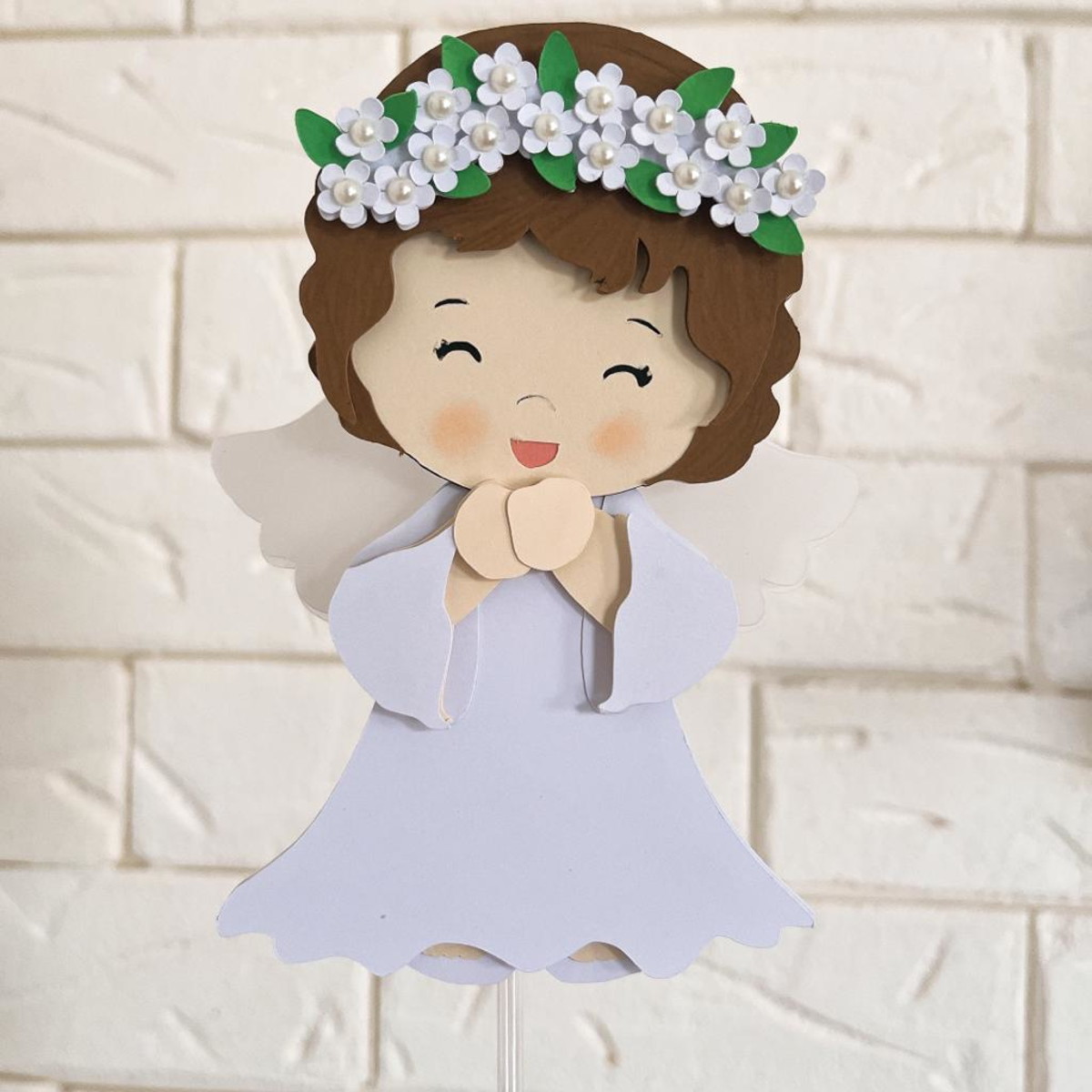 Arquivo de Corte Topo Batizado Menina - Eucaristia - Imagem 2