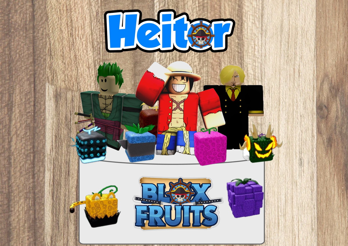 Arquivo de Corte Topo Blox Fruits Roblox - Imagem 3