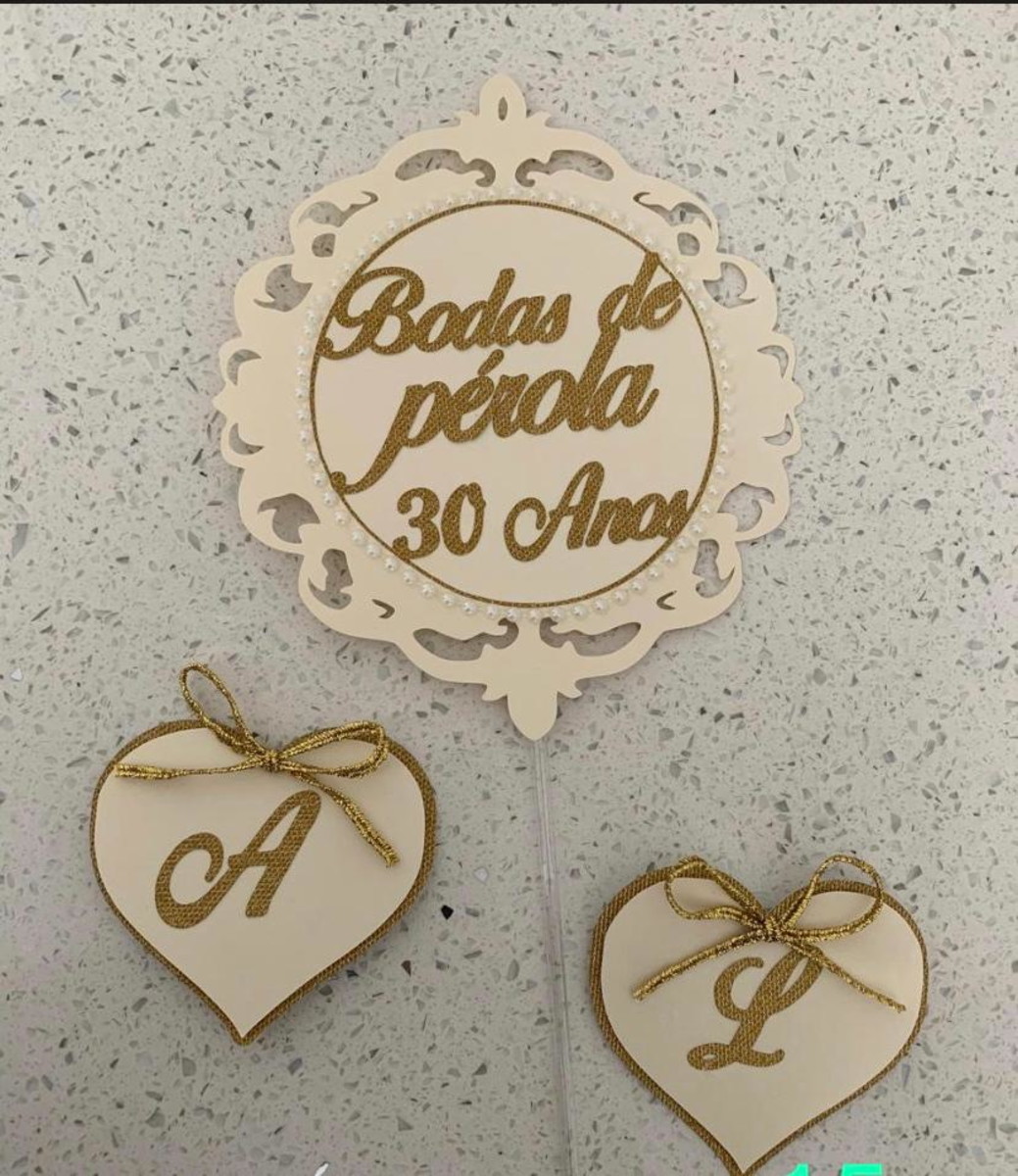 Arquivo de corte topo Bodas de pérolas