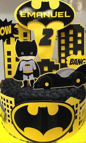 Arquivo de Corte Topo Bolo Batman Cute Studio