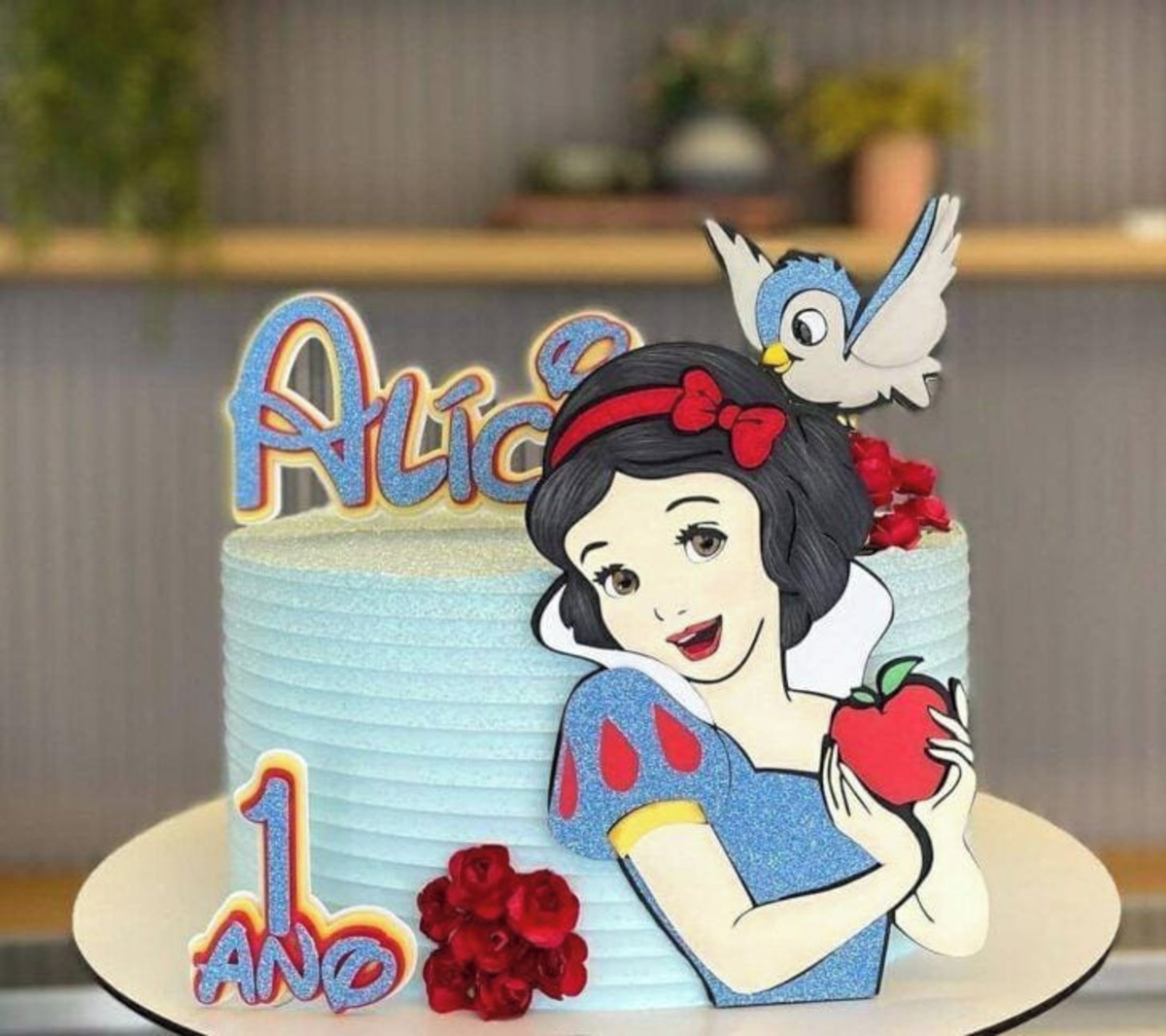 Arquivo de Corte Topo Bolo Branca de Neve Camadas