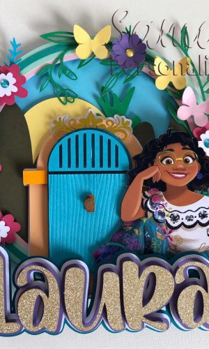 ARQUIVO DE CORTE -TOPO BOLO ENCANTO CAMADAS - MARIBEL