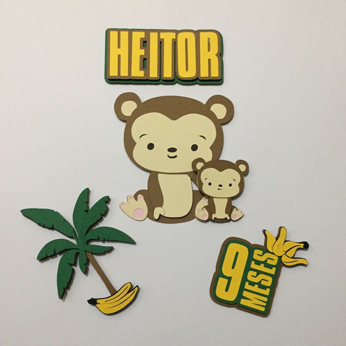 Arquivo de corte topo bolo macaco