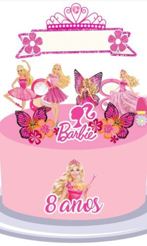 Arquivo de Corte Topo de Bolo a Barbie #05#