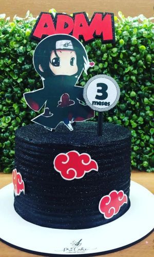205 - Arquivo de Corte Topo de Bolo Akatsuki Naruto Cute