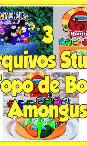 Arquivo de Corte Topo de Bolo Among Us