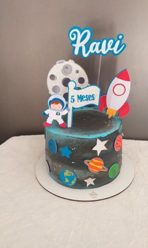 Arquivo de corte topo de bolo Astronauta Cute