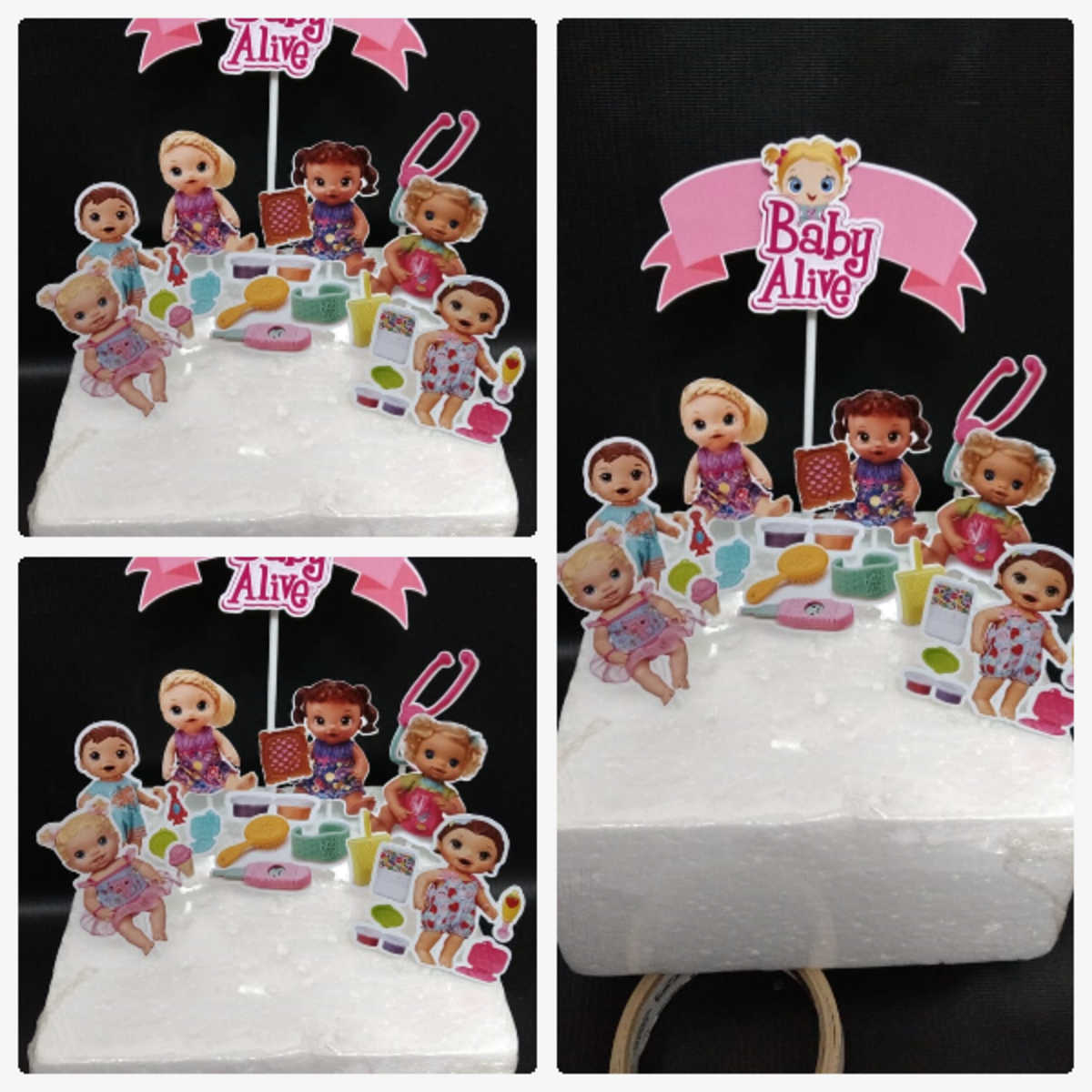 ARQUIVO DE CORTE TOPO DE BOLO - BABY ALIVE