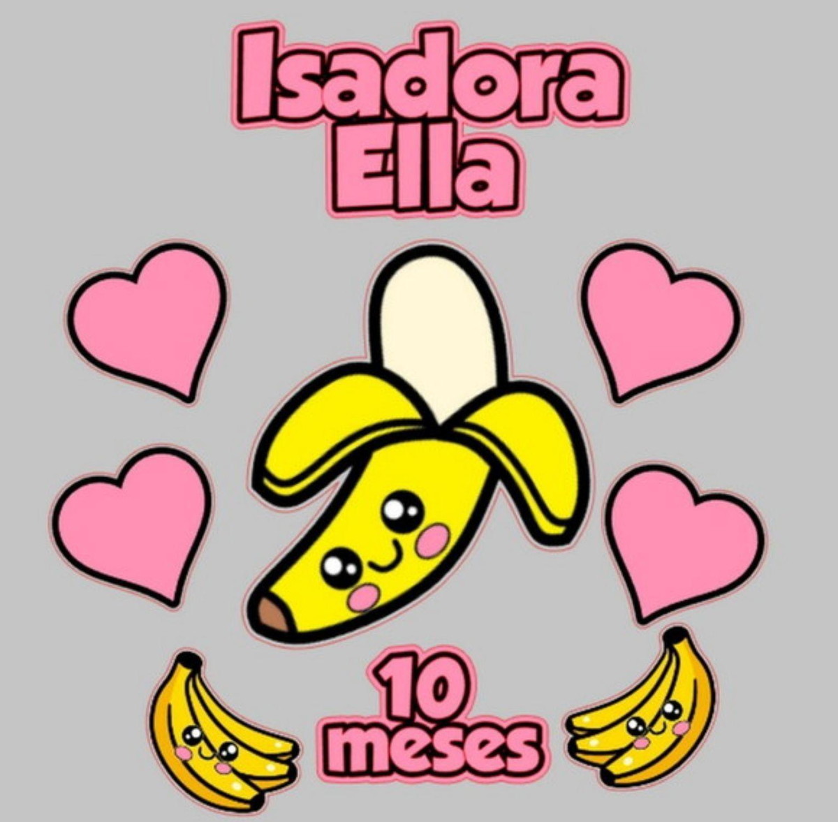 Arquivo de Corte Topo de Bolo Banana Studio