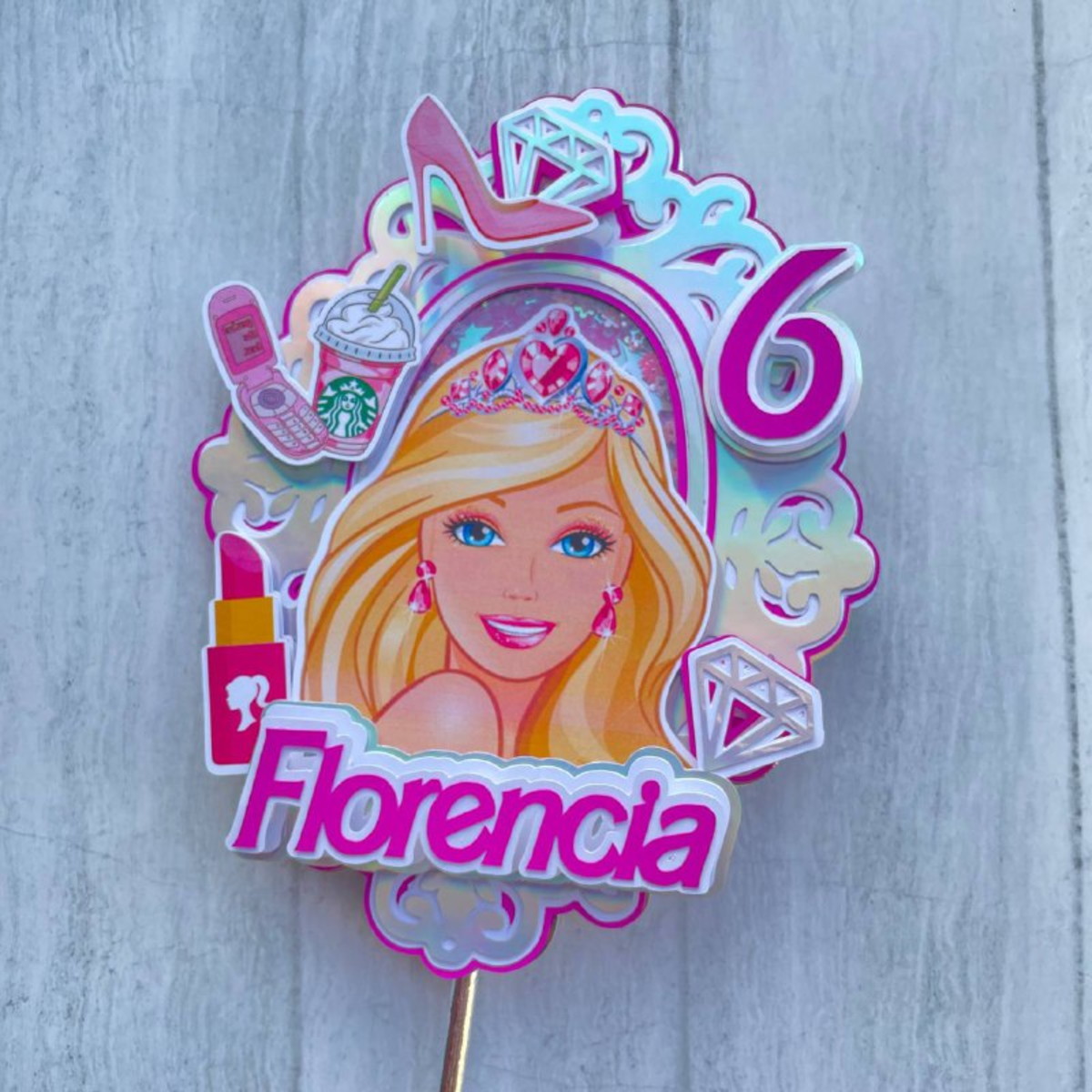 Arquivo de Corte Topo de Bolo Barbie 08