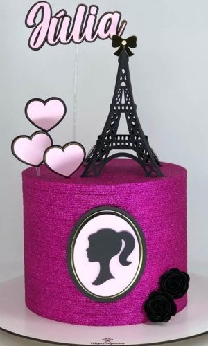 Arquivo de Corte Topo de Bolo Barbie #2