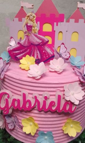 Arquivo De Corte Topo De Bolo Barbie