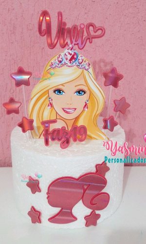 Arquivo de Corte Topo de Bolo Barbie