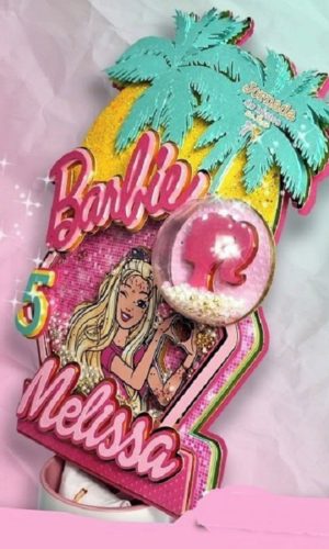 Arquivo de Corte Topo de Bolo Barbie Csv618