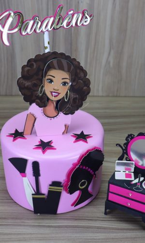 Arquivo de Corte Topo de Bolo Barbie Studio #5714