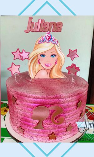Arquivo de corte - Topo de Bolo Barbie