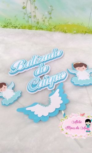 Arquivo de Corte Topo de Bolo Batizado 04 (Studio)