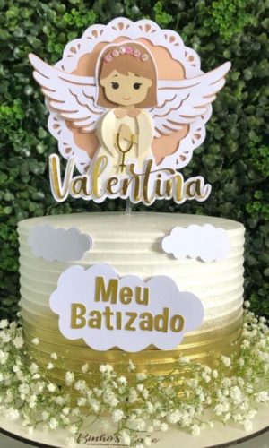 Arquivo De Corte Topo De Bolo Batizado 949