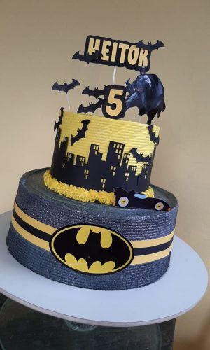 Arquivo de corte topo de bolo batman
