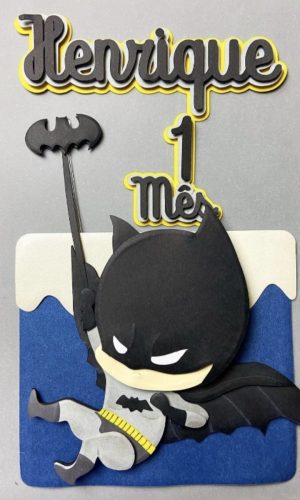 Arquivo de Corte Topo de Bolo Batman Camadas