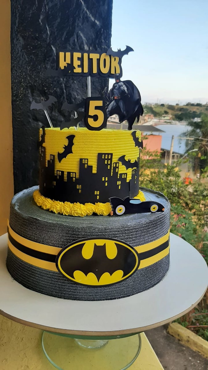Arquivo de corte topo de bolo batman - Imagem 2
