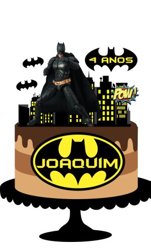 Arquivo de Corte Topo de Bolo Batman