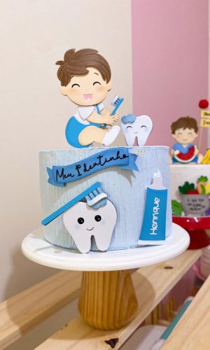 Arquivo de Corte Topo de Bolo Bebê Dentinho Studio