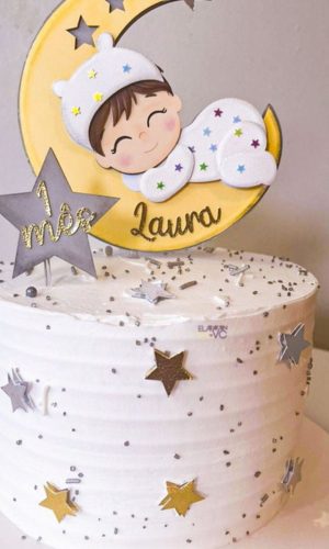 Arquivo de Corte Topo de Bolo Bebê Pijama Studio