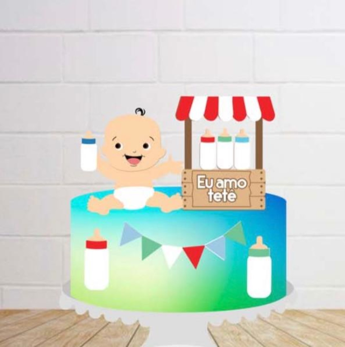 Arquivo de Corte Topo de Bolo Bebê