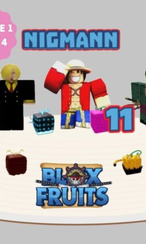 Arquivo de Corte Topo de Bolo Blox Fruit