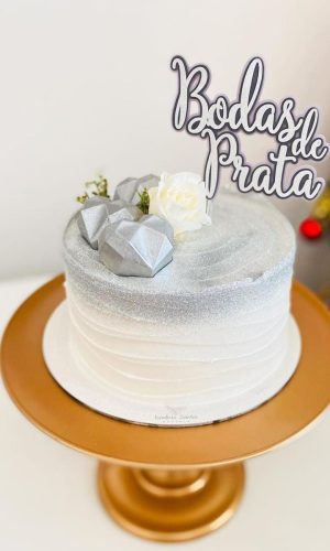 Arquivo de Corte Topo de Bolo Bodas de Prata