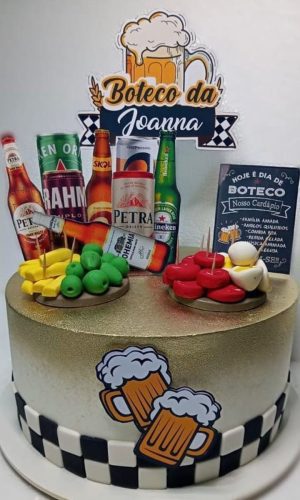 Arquivo de Corte Topo de Bolo Boteco Petiscos