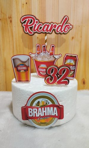 Arquivo de Corte Topo de Bolo Brahma 03 (Studio)