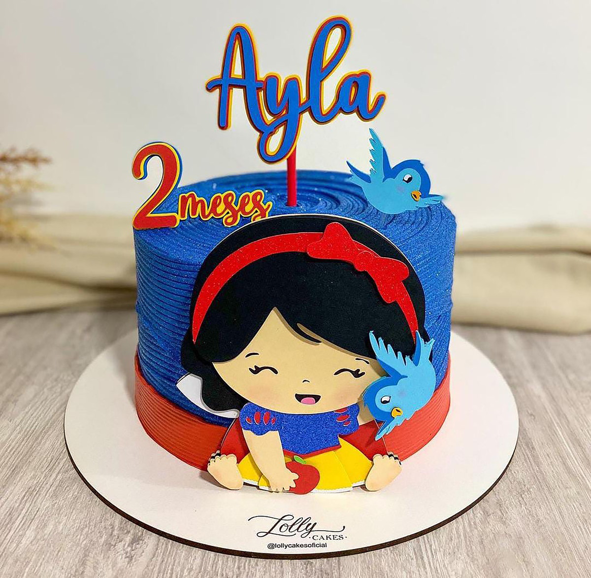Arquivo de Corte: Topo de Bolo Branca de Neve Cute 012