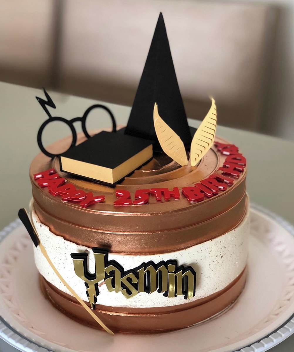 Arquivo de Corte Topo de bolo camadas harry potter