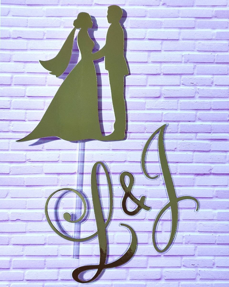 Arquivo de Corte Topo de Bolo Casamento Flexi Foison
