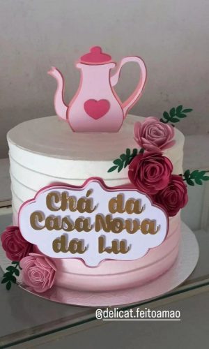Arquivo de Corte Topo de Bolo Chá da Casa Nova