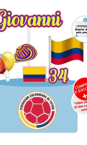 Arquivo de Corte Topo de Bolo Colombia
