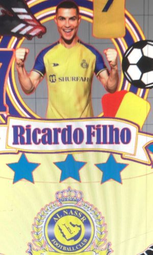 Arquivo de Corte Topo de Bolo Cr7
