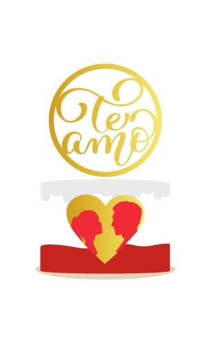 Arquivo de corte topo de bolo dia dos namorados 5