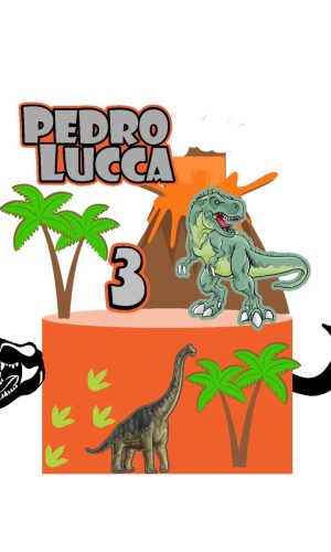 Arquivo de corte Topo de Bolo Dinossauro 01