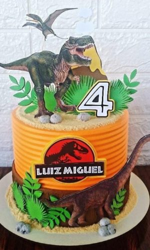 029 - Arquivo de Corte Topo de Bolo Dinossauro 2